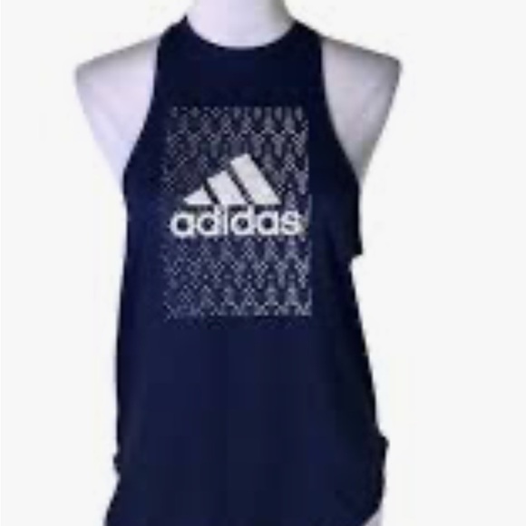 ADIDAS Women’s Blue Tank Top Sze Small  NWT - Picture 1 of 5